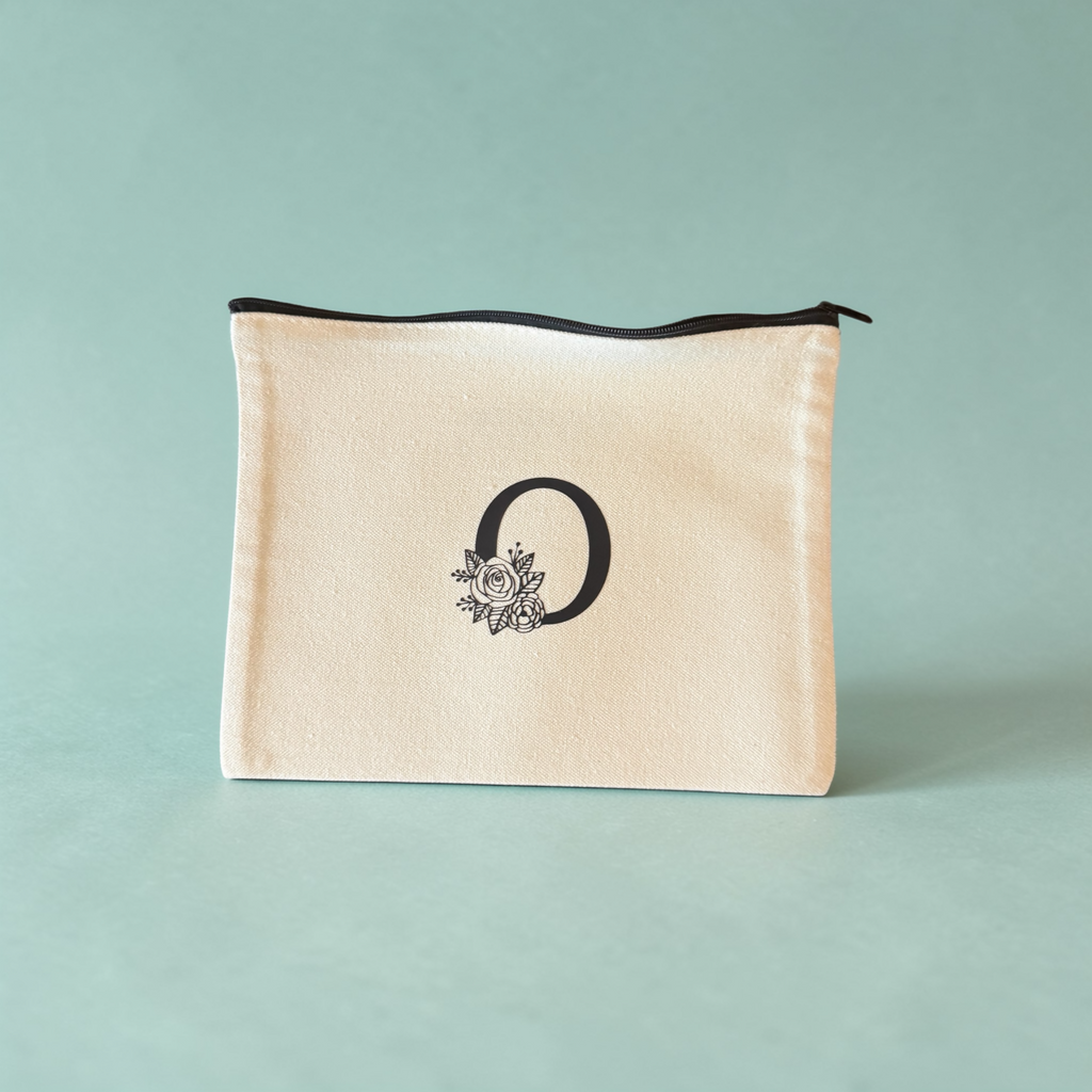 N, O, P, Q - Monogram letter pouches