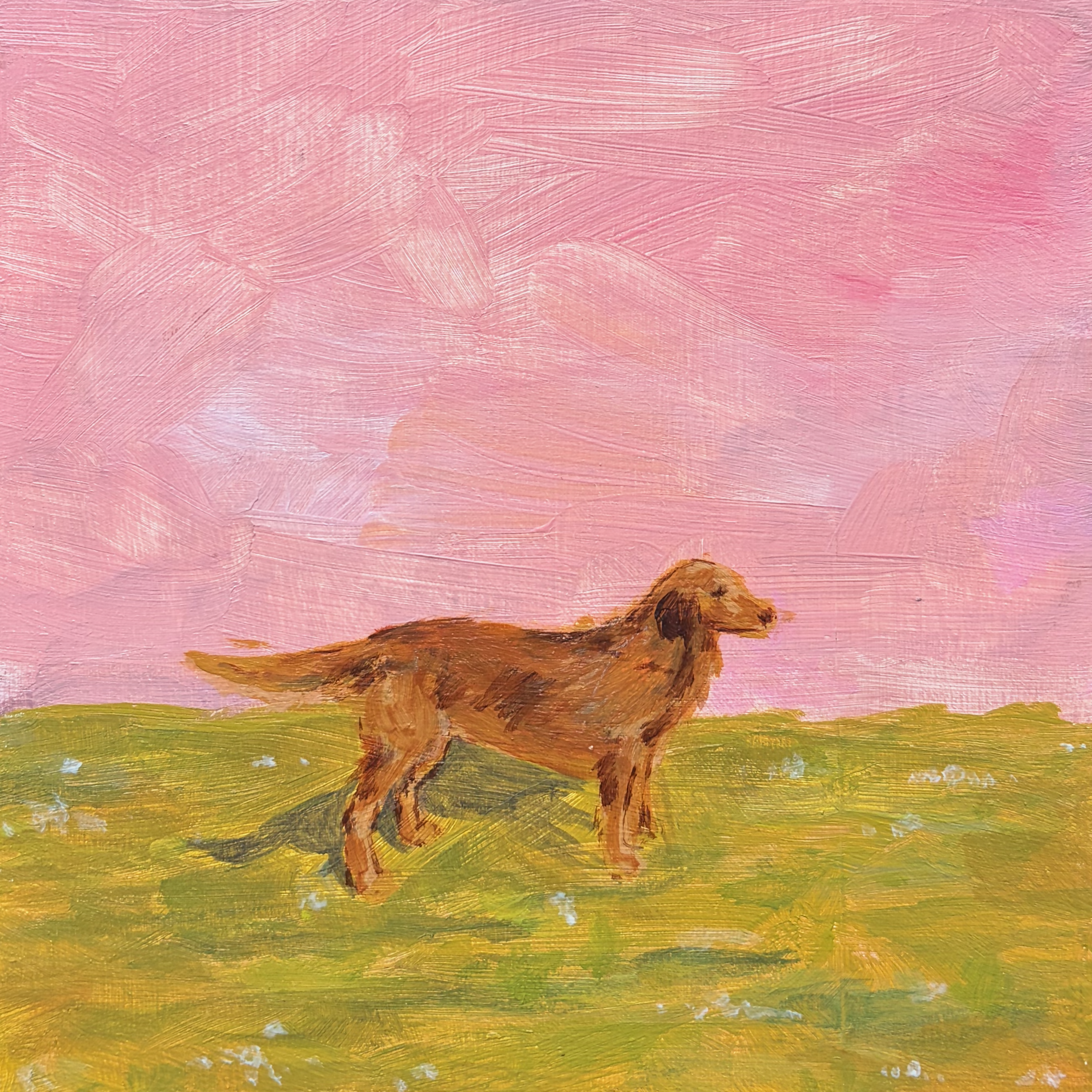 Golden Original Painting