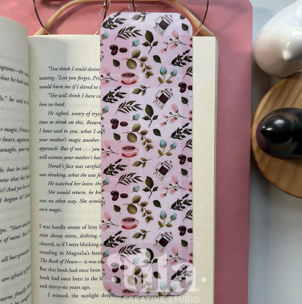 Coffee Blooming Bookmarks