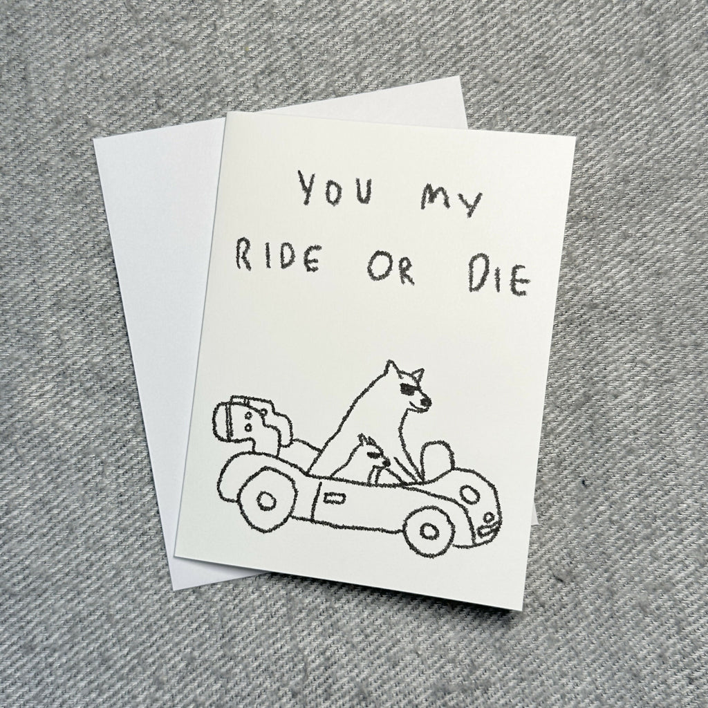 adoration card - dog