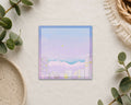 Hand Painted Art Sticky Notepad - City View
