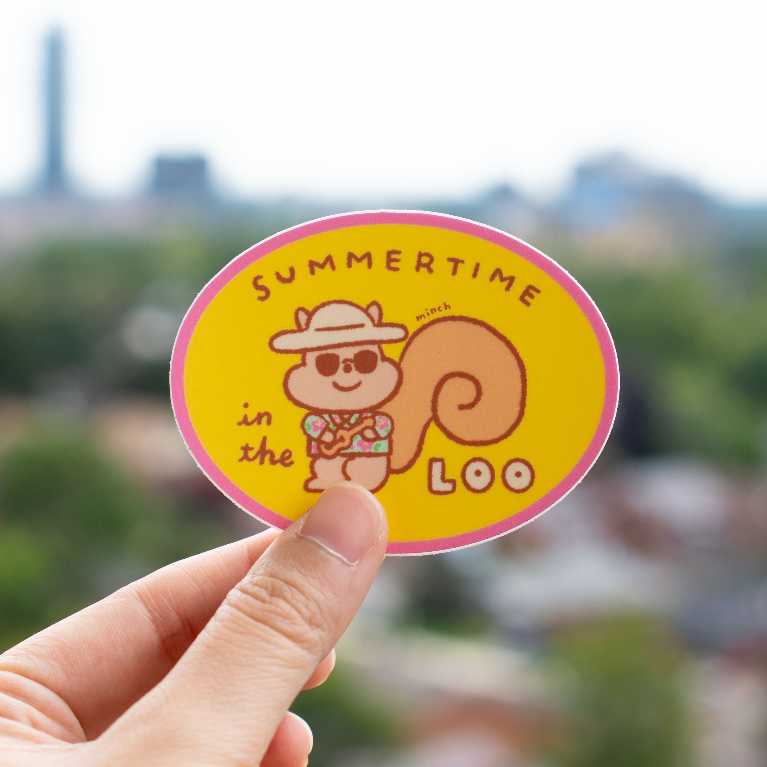 Summertime in the Loo Die Cut Sticker