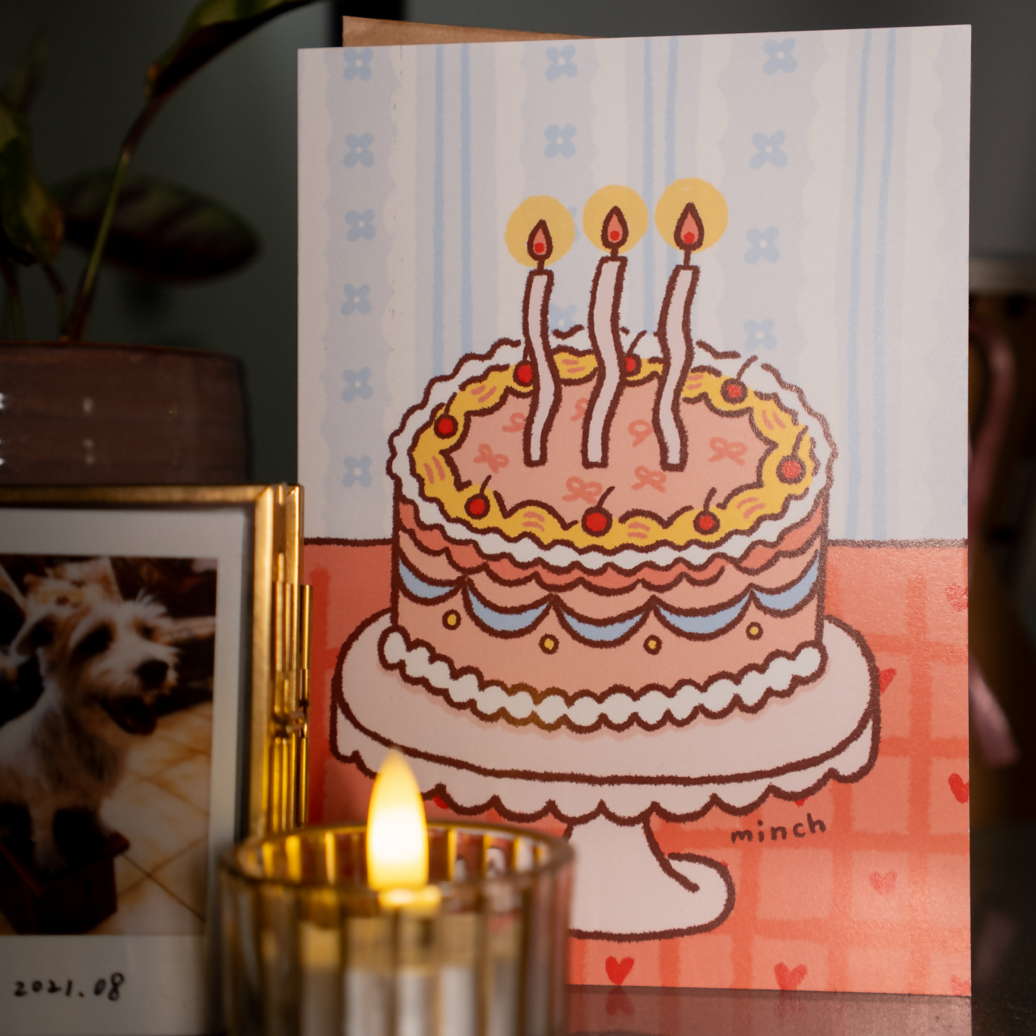 Celebratory Cake Greeting Card