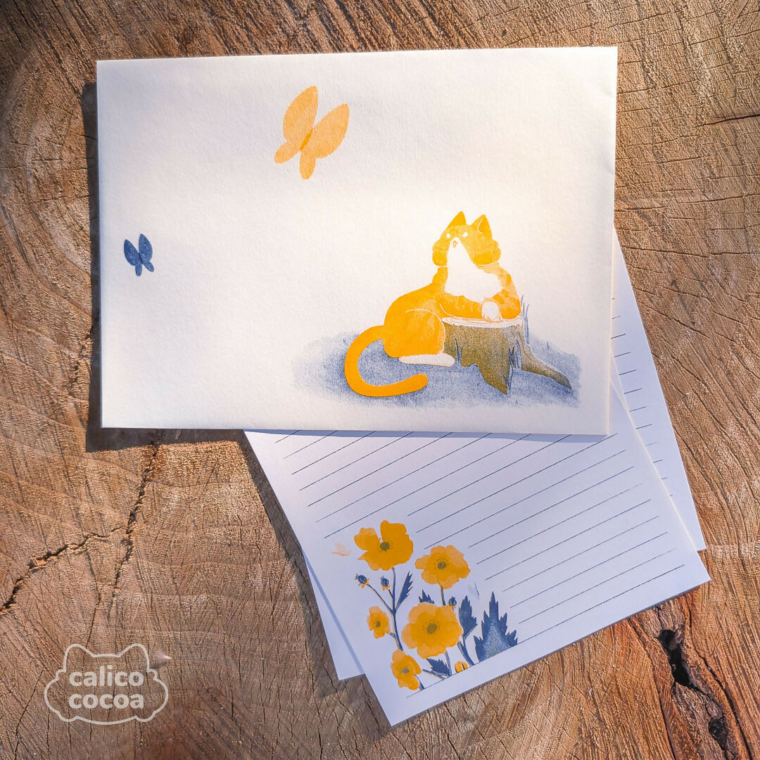 Dreams of Orange Avens: A Letter Writing Set