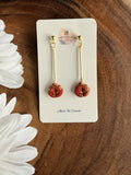 Foil Leaf Earrings