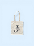 J Monogram tote bag