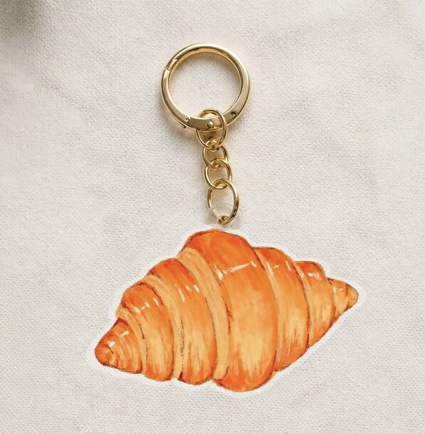 Acrylic Keychains - Croissant