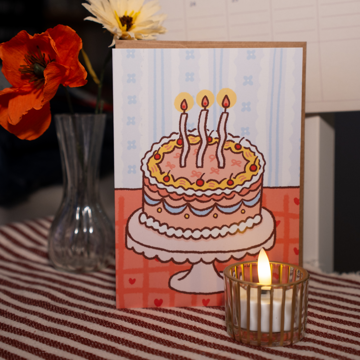 Celebratory Cake Greeting Card