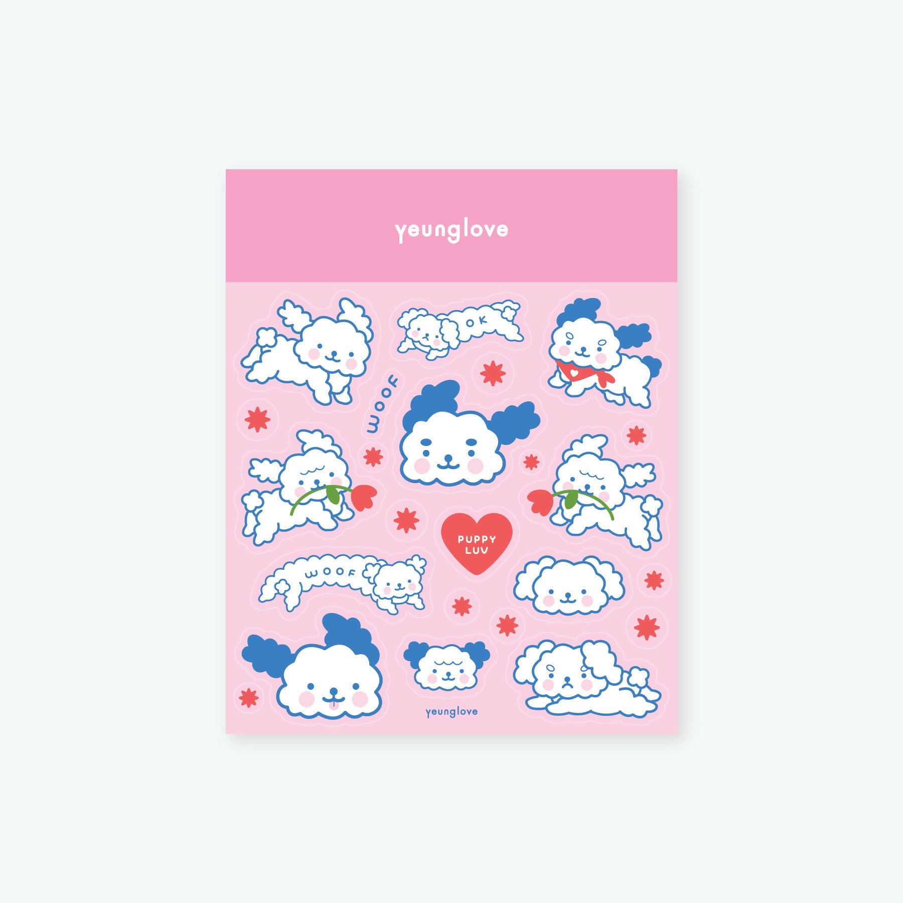 Puppyluv Sticker Sheet