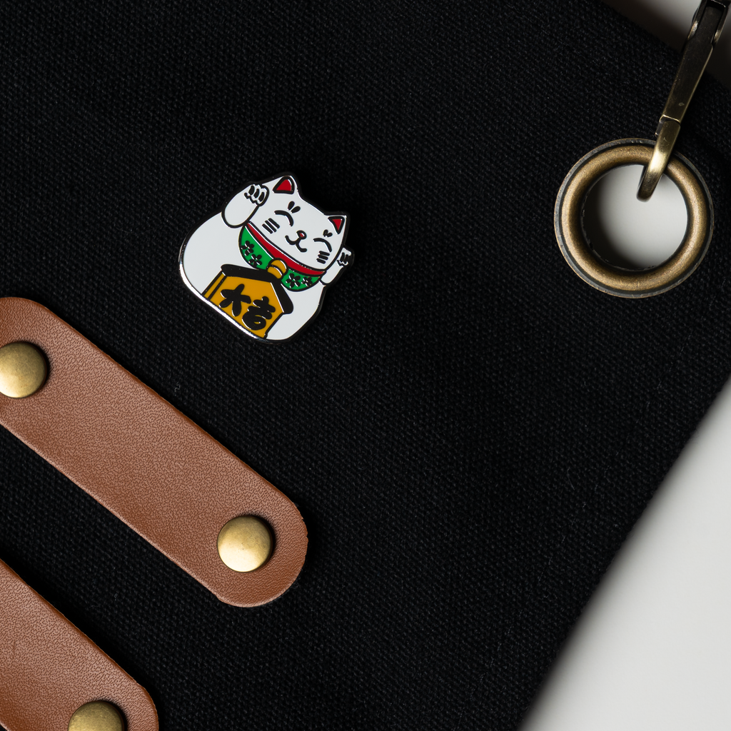 Lucky Cat Enamel Pin