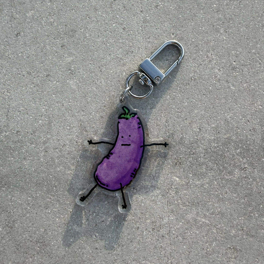 Egg Plant Keychain