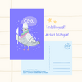 Fight Me Pigeon Postcard