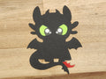 Gift Tag - Black Dragon