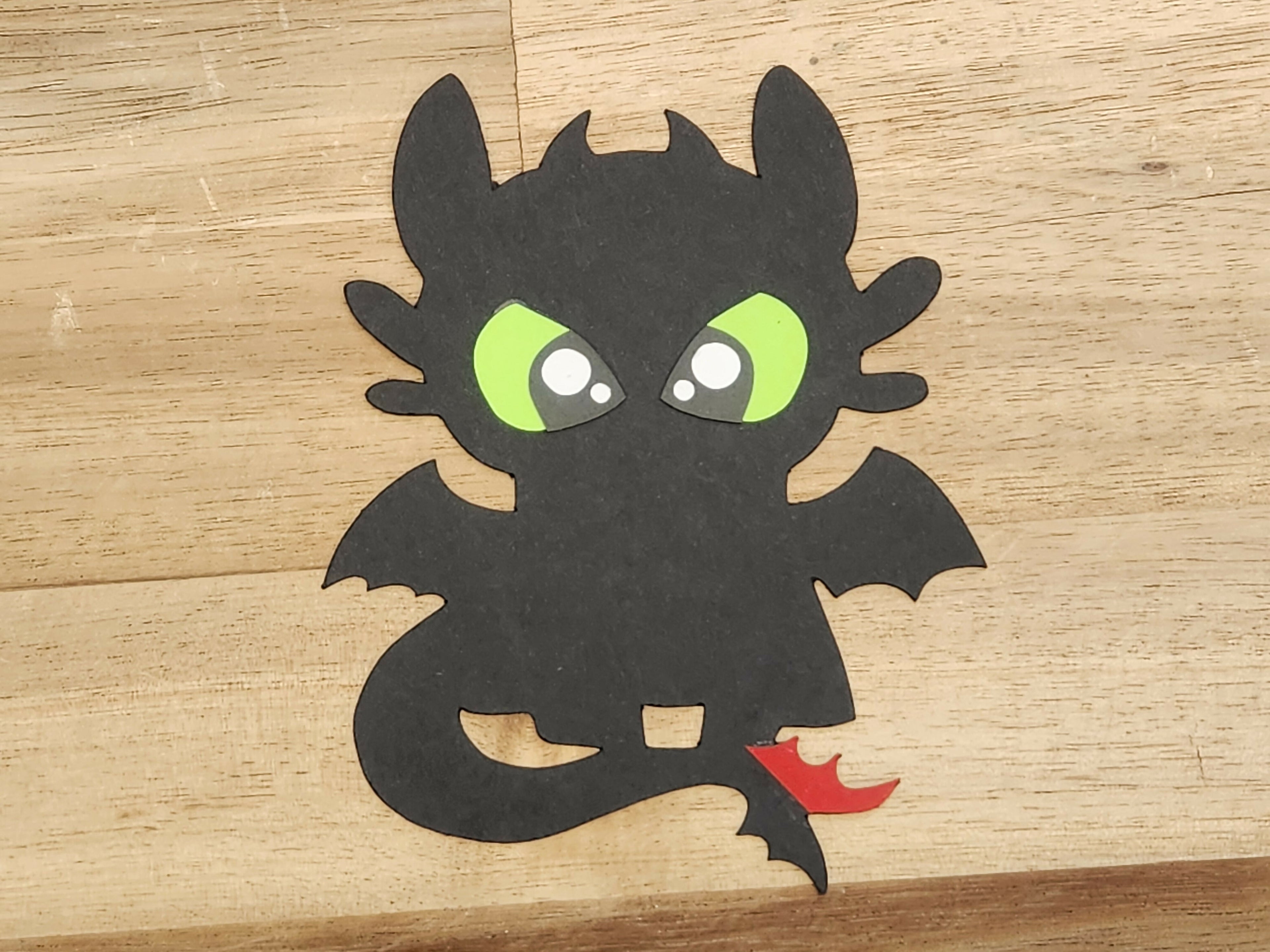 Gift Tag - Black Dragon