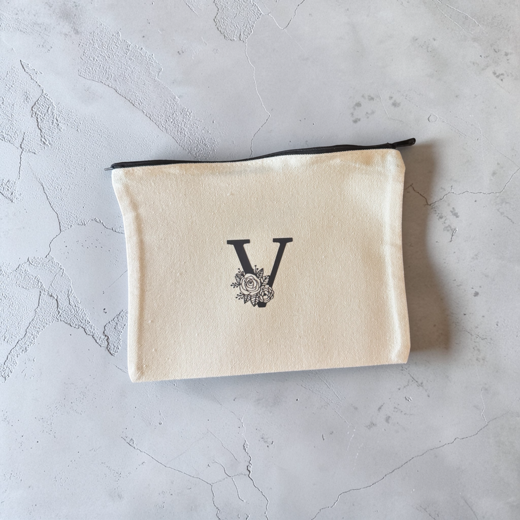 U, V, W, X, Y, Z - Monogram letter pouches