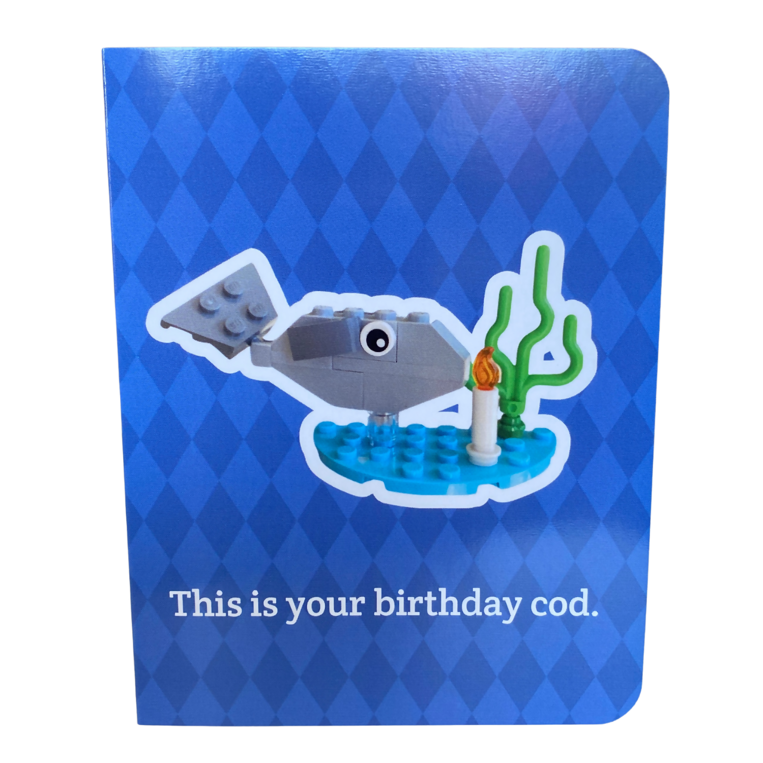 "This is your birthday cod" ~ Card with Lego