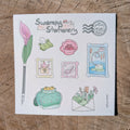 Swampy Stationery Sticker Sheet