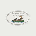 Go for a Paddle Sticker