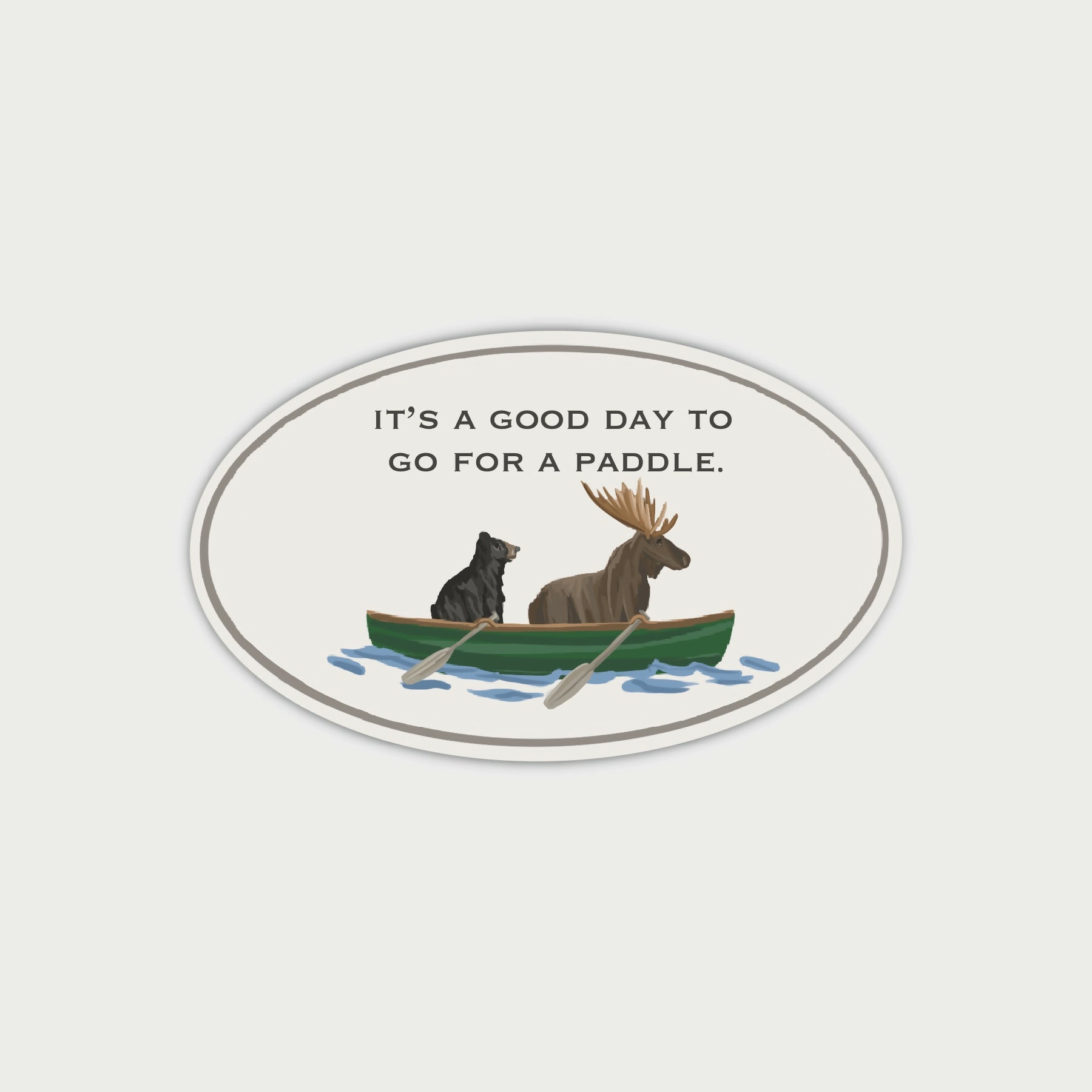 Go for a Paddle Sticker