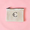 C Monogram letter pouch