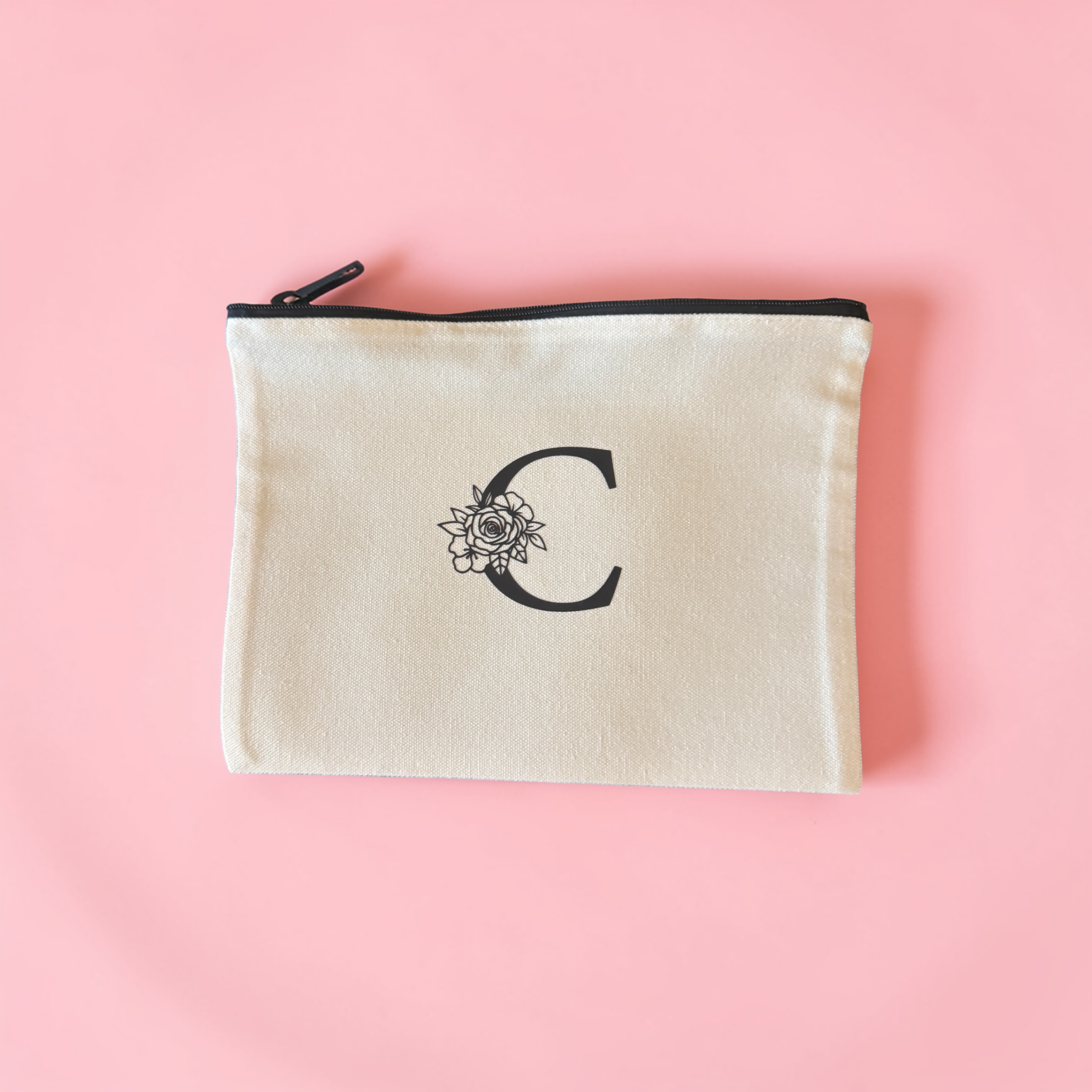 C Monogram letter pouch