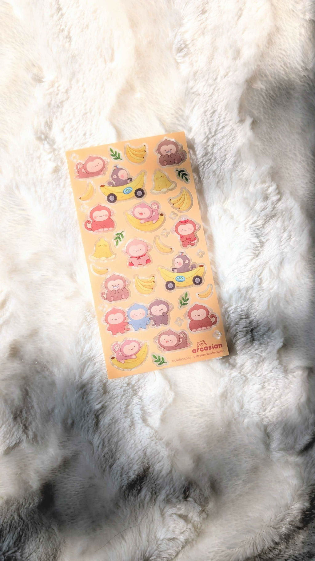 Little Monkeys Sticker Sheet