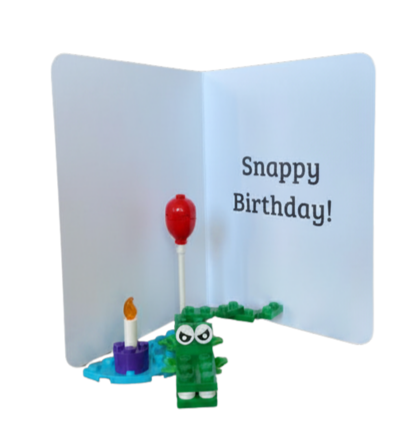 "Snappy Birthday" ~ Card with Lego