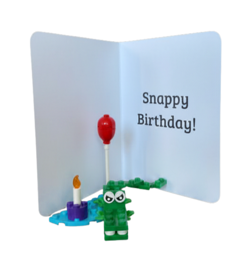 "Snappy Birthday" ~ Card with Lego