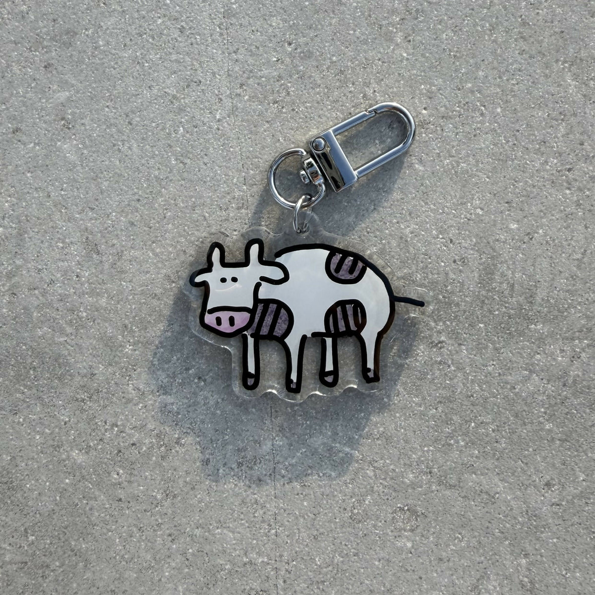 Cow Keychain