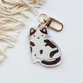Cow Pattern Cat Keychain