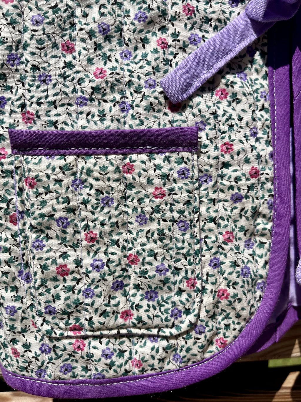 Purple Floral Kids Vest