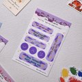 Emotional First Aid Kit - Emo Glossy Sticker Sheets (Purple)