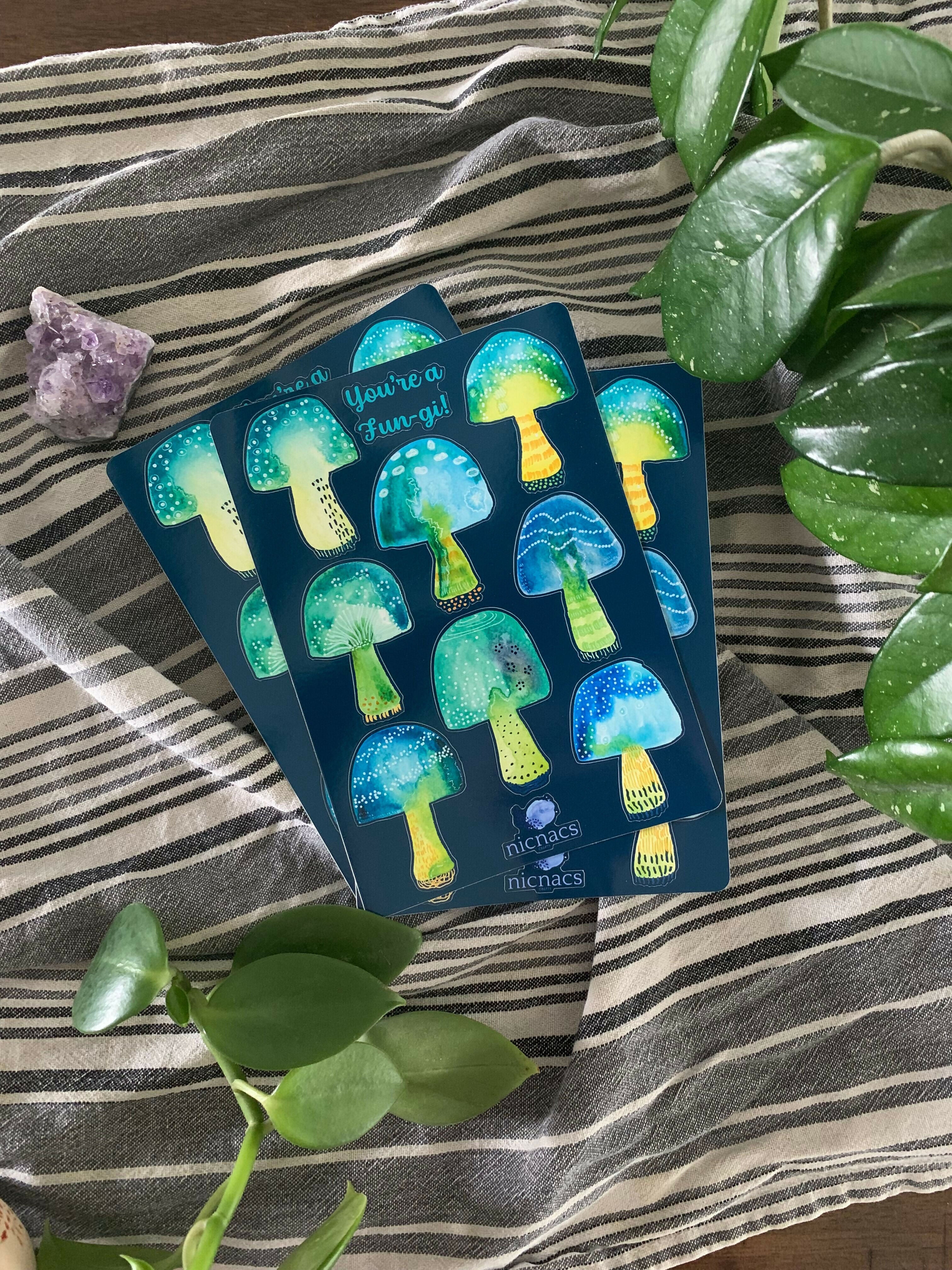 Sticker Sheet: You're a fun-gi