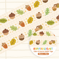 Oaks and Acorns Washi Tape