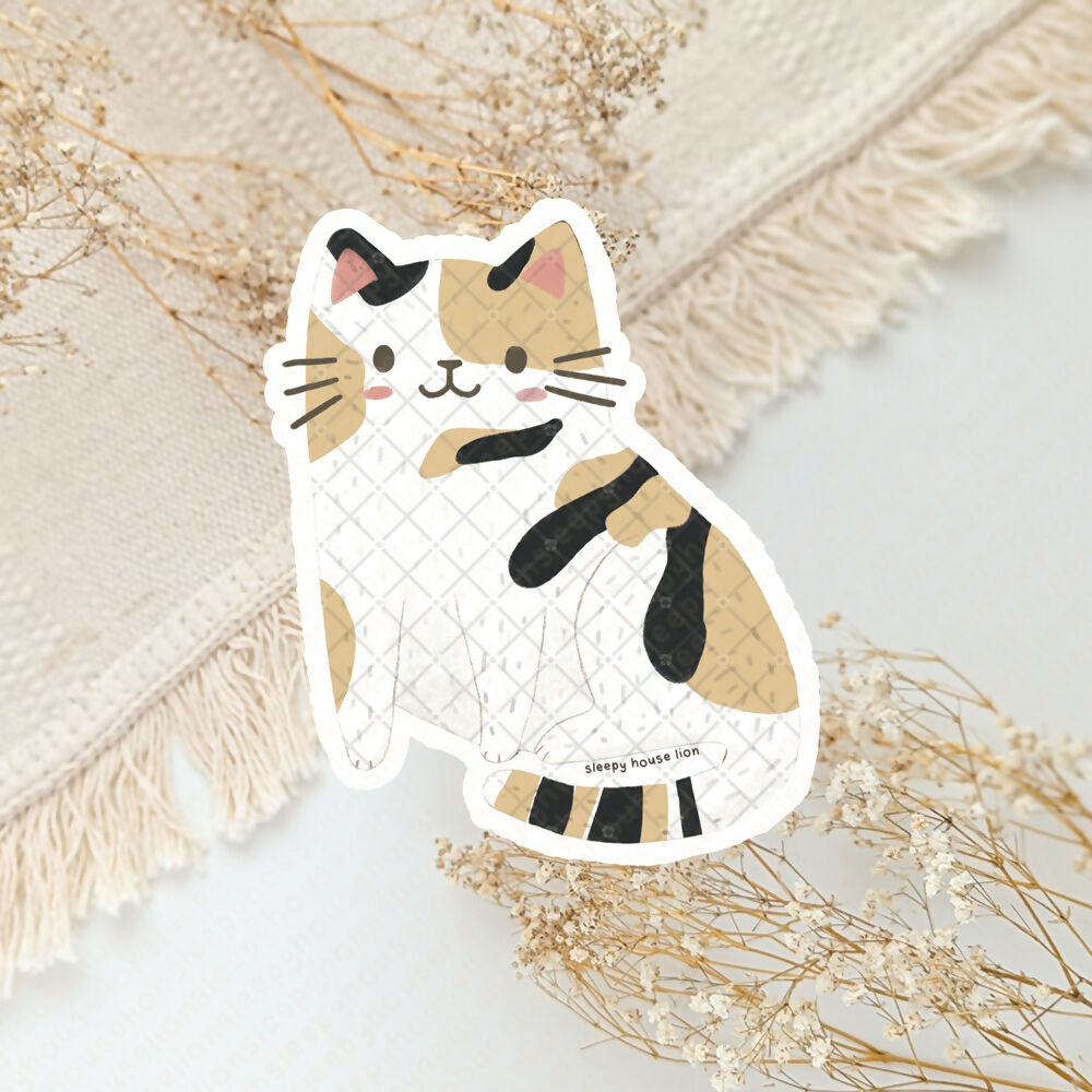Calico Cat Vinyl Sticker
