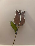 Purple Tulip Plant Stake
