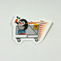Penguin Cart (Sticker)