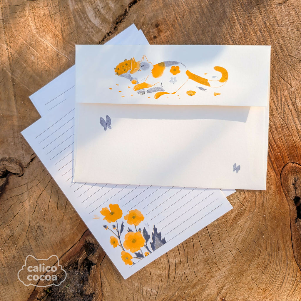 Dreams of Orange Avens: A Letter Writing Set