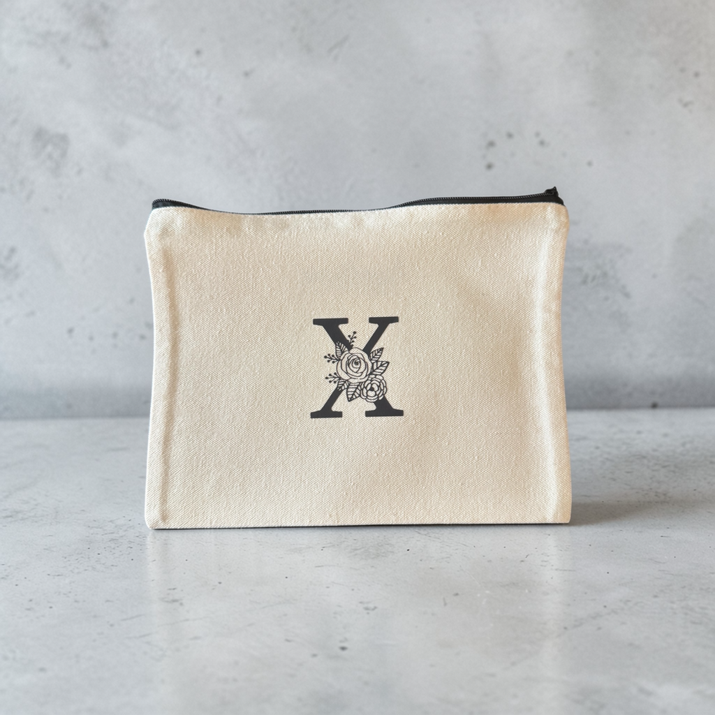 U, V, W, X, Y, Z - Monogram letter pouches