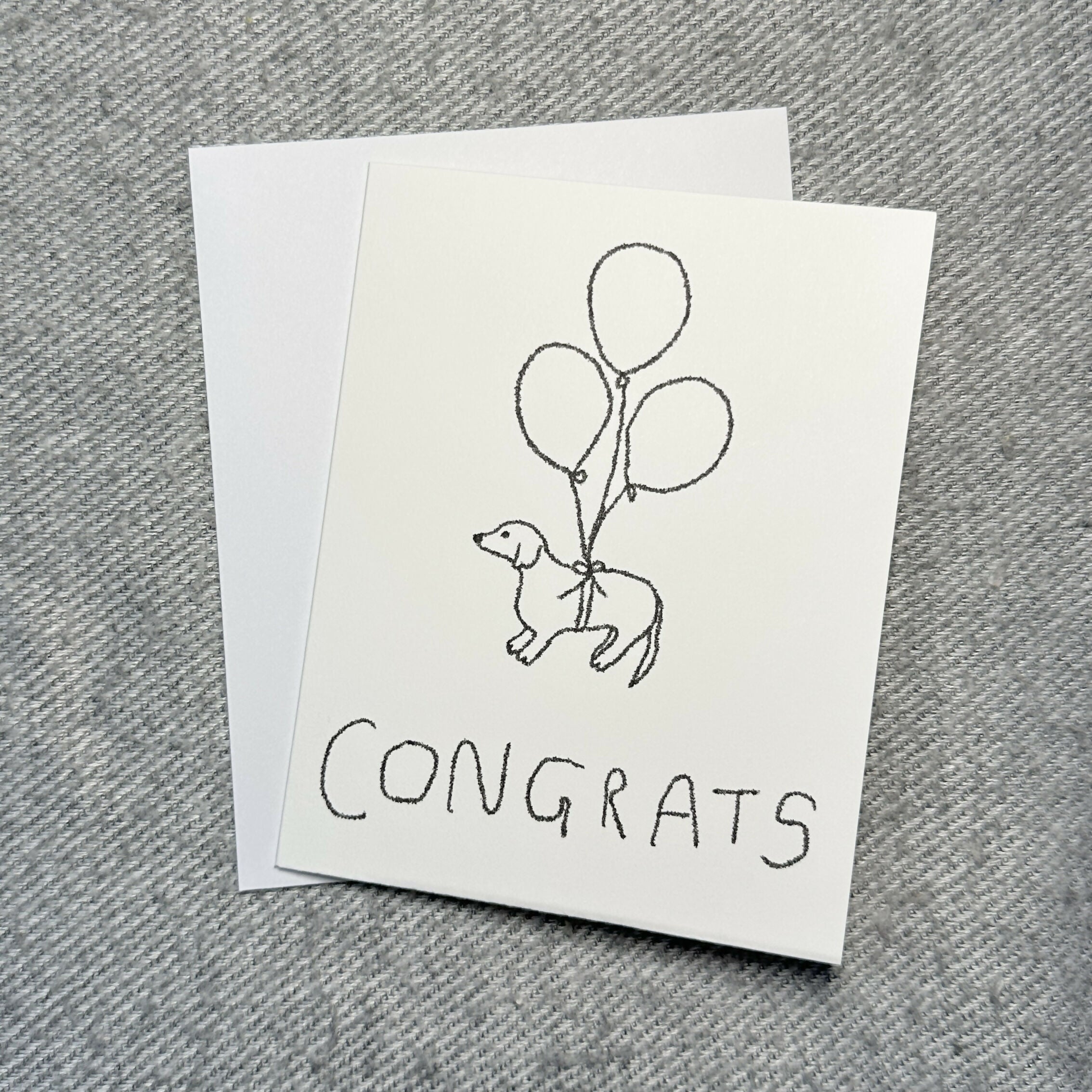 congrats card - dog