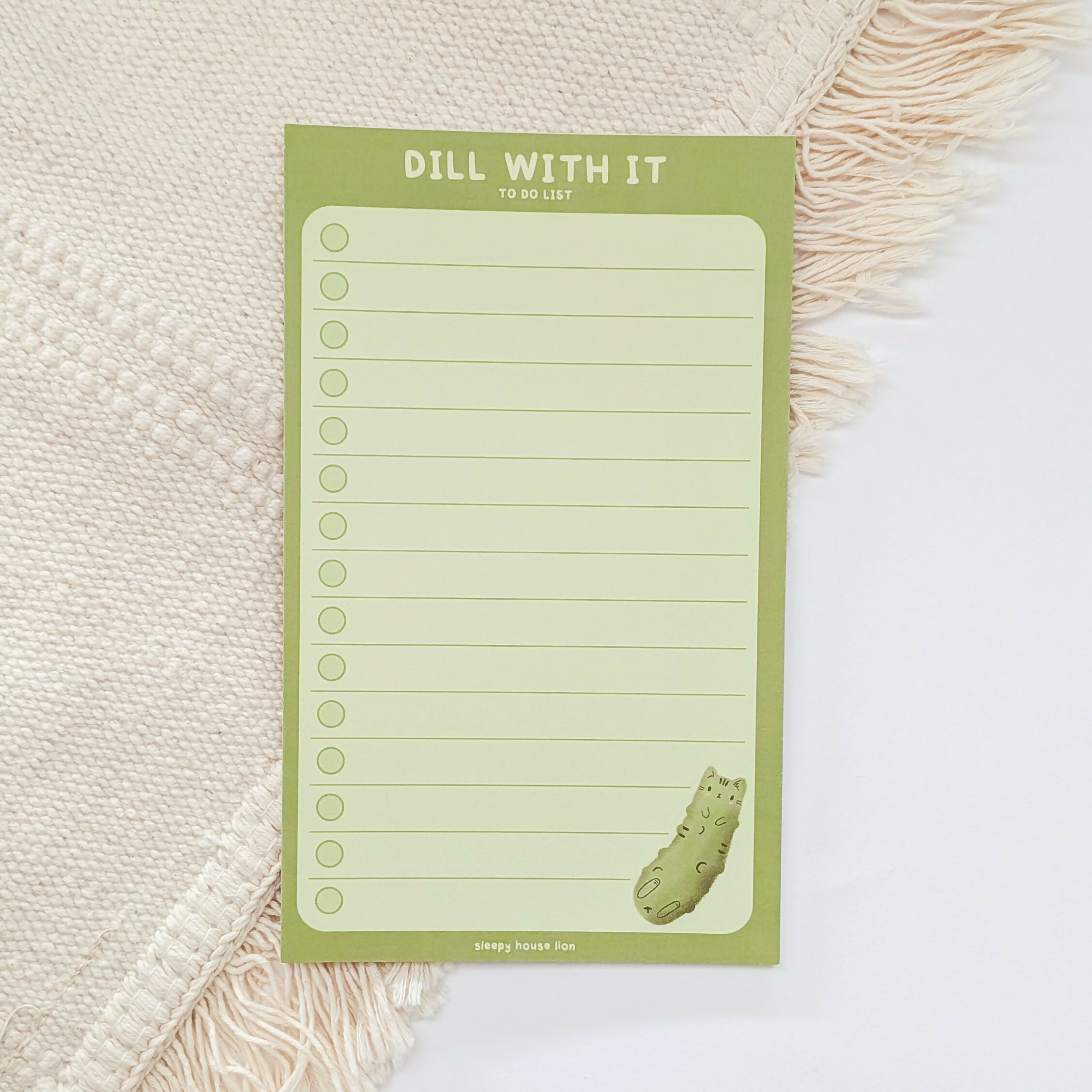Pickle To Do Notepad