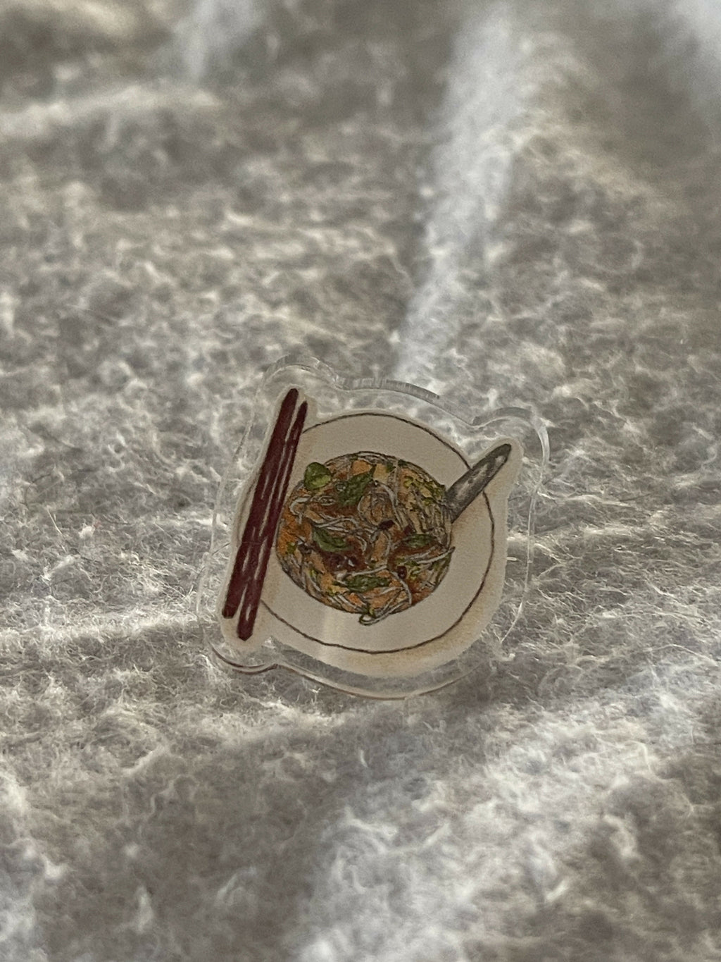 Acrylic Pins (hand drawn designs) - Pho