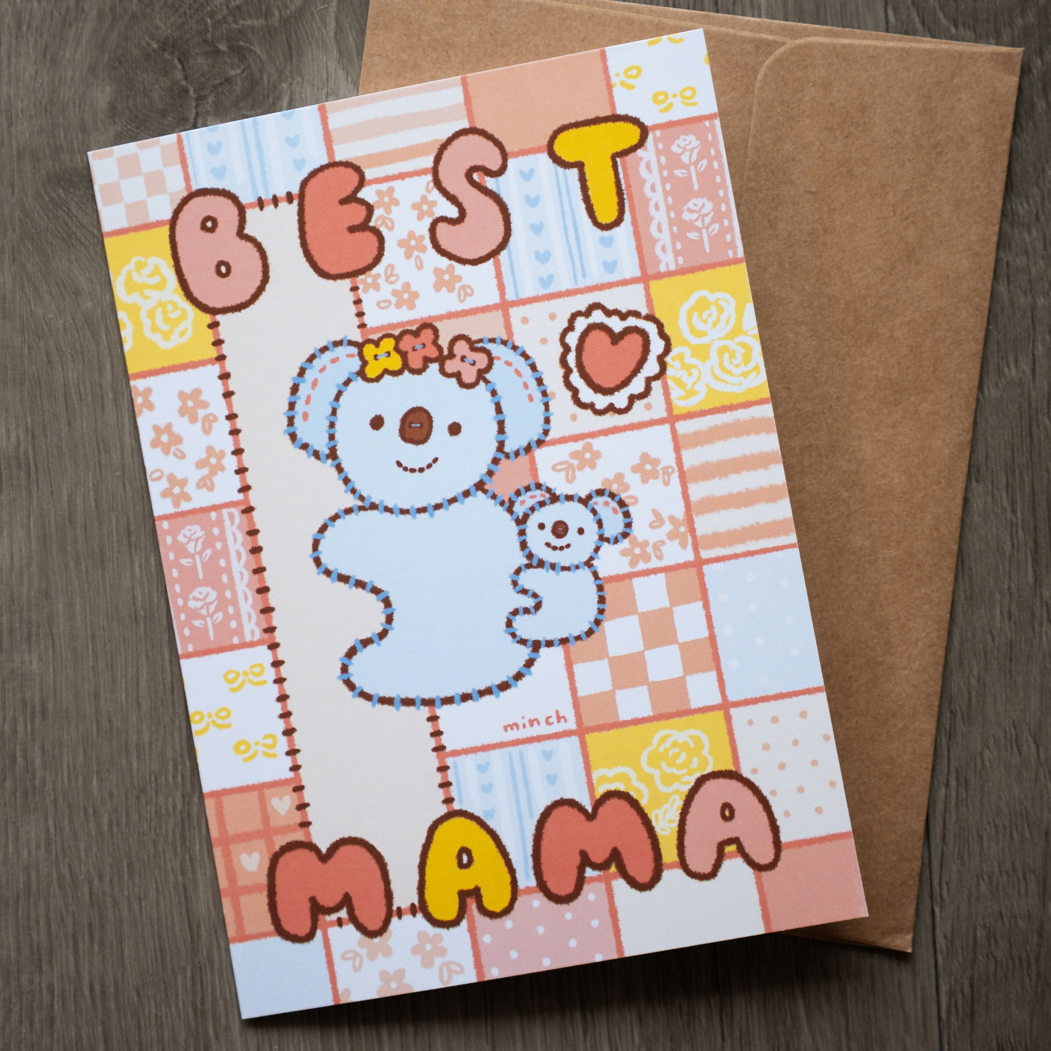 Best Mama Greeting Card