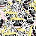 Bunny Drive Vinyl Sticker