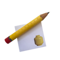 Lego Pen and Sticky Notes