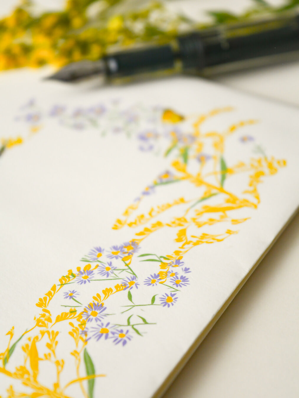 Goldenrods & Asters | Letter writing set