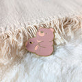 Sitting Bear Enamel Pin