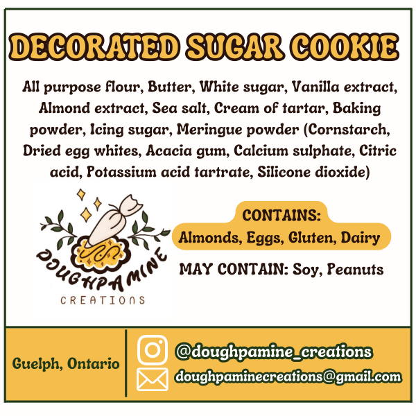 Floral Plaque Cookie