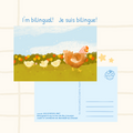 Cute Chickens Postcard