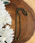 Black Fishbone Necklace
